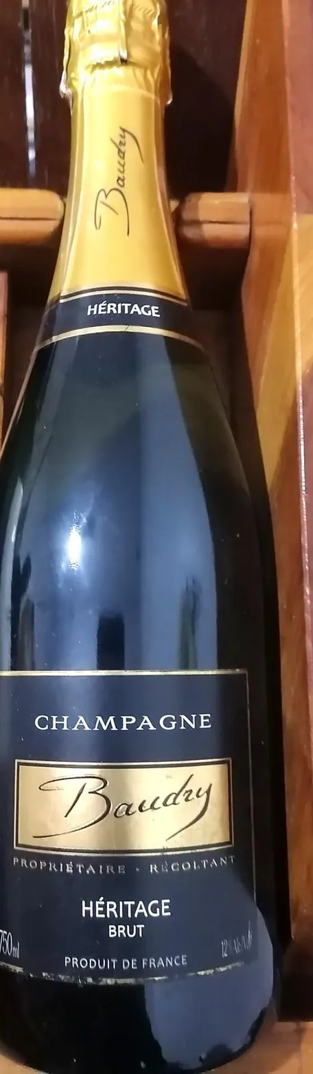 Champagne Baudry Héritage, Champagne Brut · Propriétaire-Récoltant · 12 %