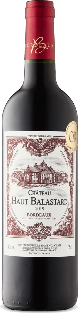 Château Haut Balastard 2019, Bordeaux · 14,5 %