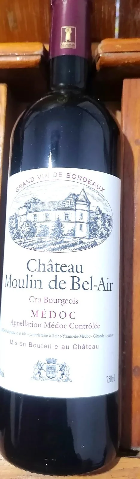 Château Moulin de Bel-Air, Médoc · Cru Bourgeois · 14 %